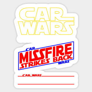 Car Wars Trilogy Sticker